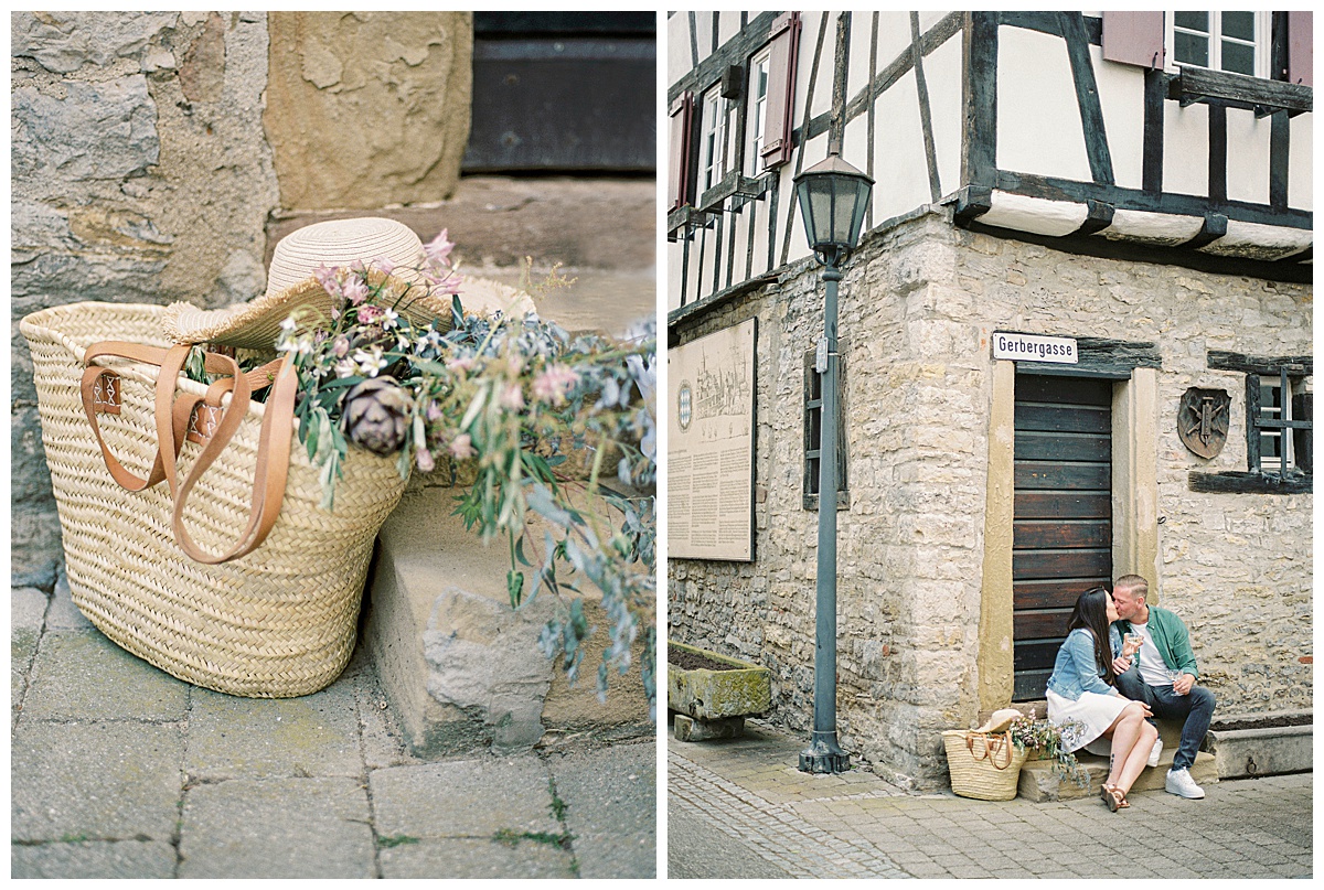 Paarfotoshooting in der Altstadt von Bretten - Die Hochzeitsfotografen